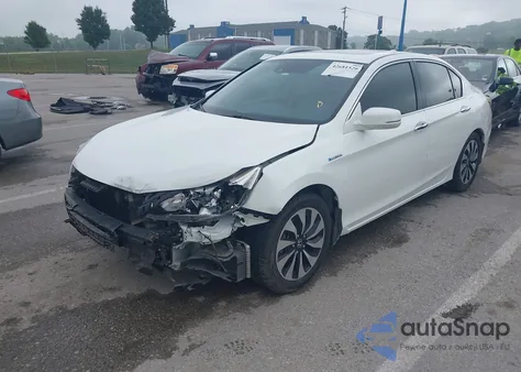 2017 Honda Accord Hybrid Ex-L из США, поврежденный, VIN JHMCR6F55HC013635
